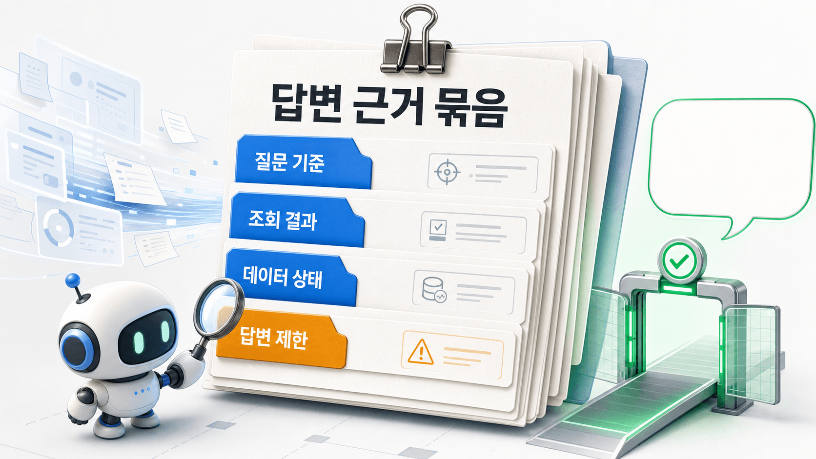 부동산 상담 Agent가 답변 전에 확인하는 답변 근거 묶음 파일: 질문 기준, 조회 결과, 데이터 상태, 답변 제한
